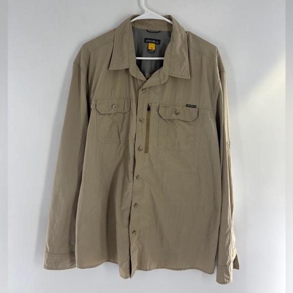 Eddie Bauer Other - Eddie Bauer Men's Tan Shirt Jacket